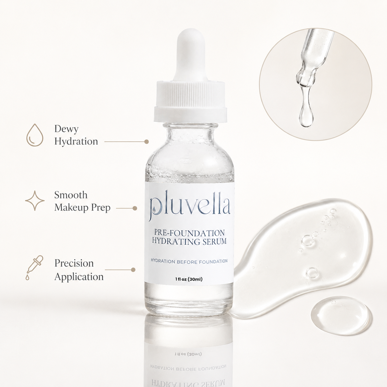 Pluvella Pre-Foundation Hydrating Serum